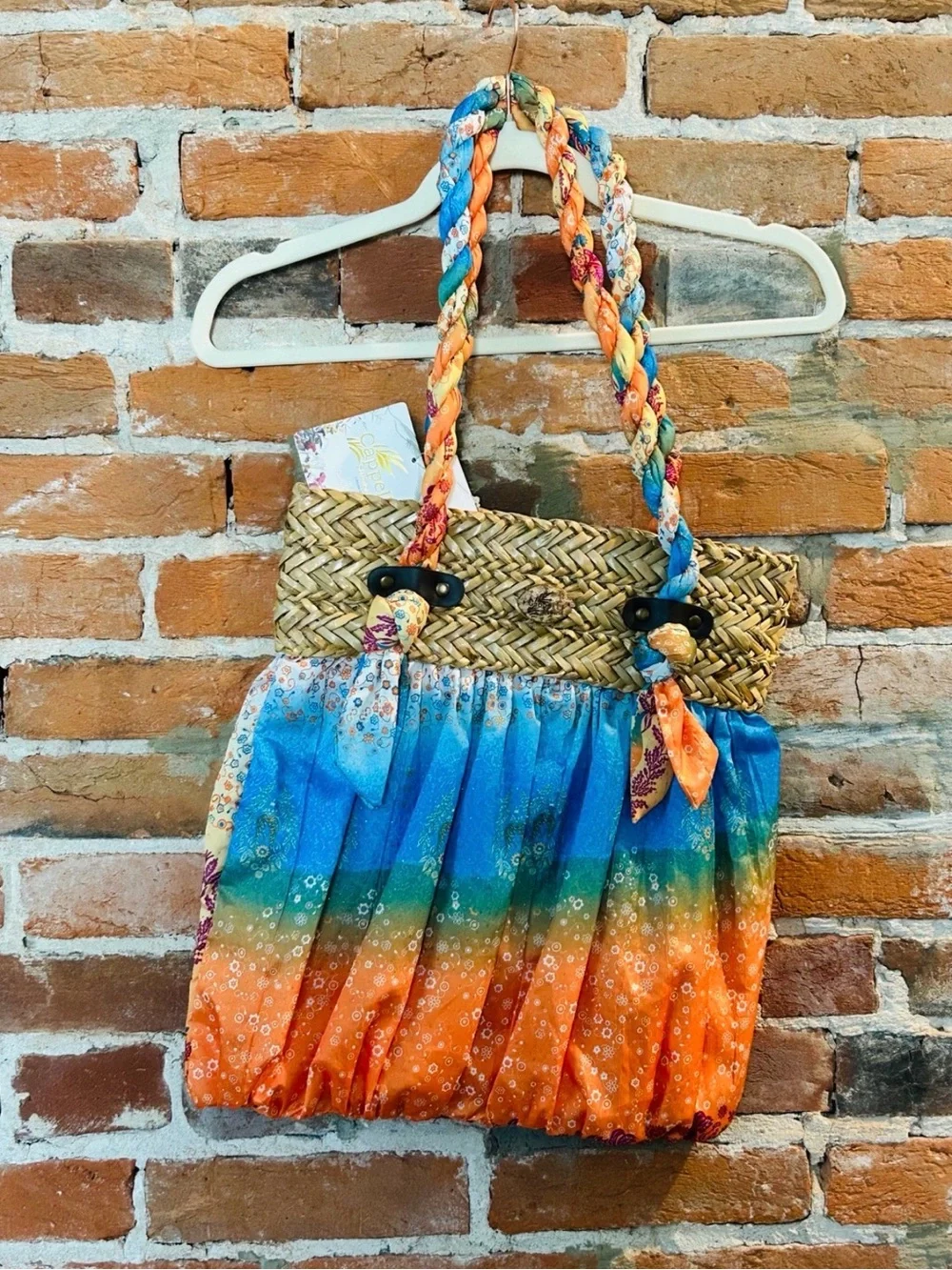 Boho NWT Cappelli Straworld Straw Tote Bag